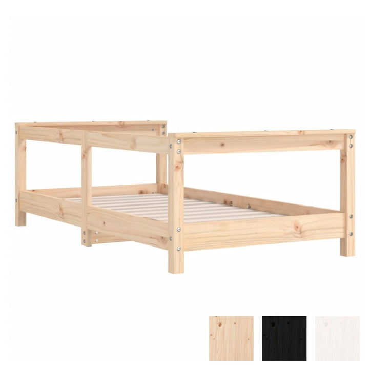 Toddler & Kids Solid Wood Pine Bed Frame
