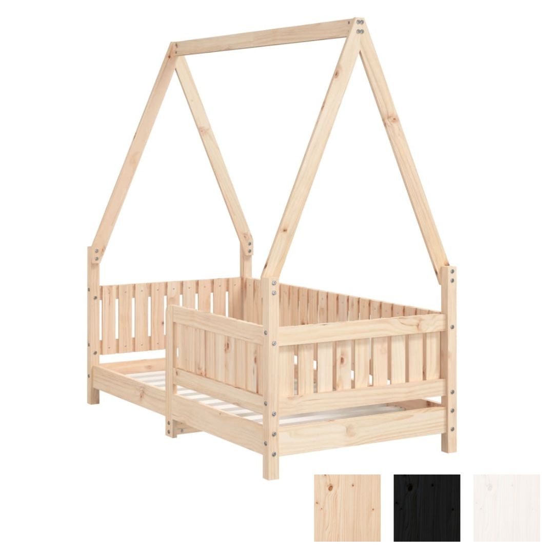 Kids Solid Wood Pine Bed Frame