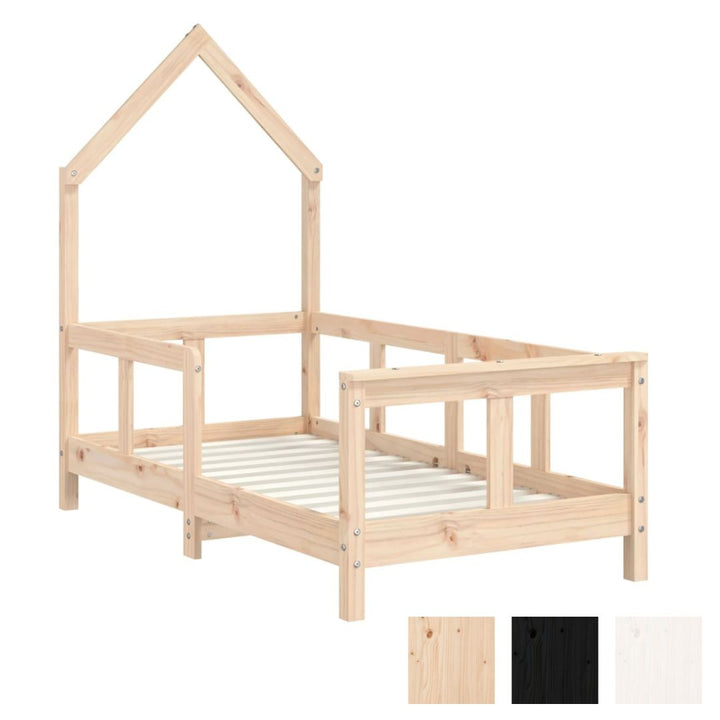 Kids Solid Wood Pine Bed Frame