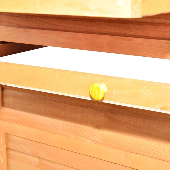 Chicken Coop Wood 295X163X170 Cm