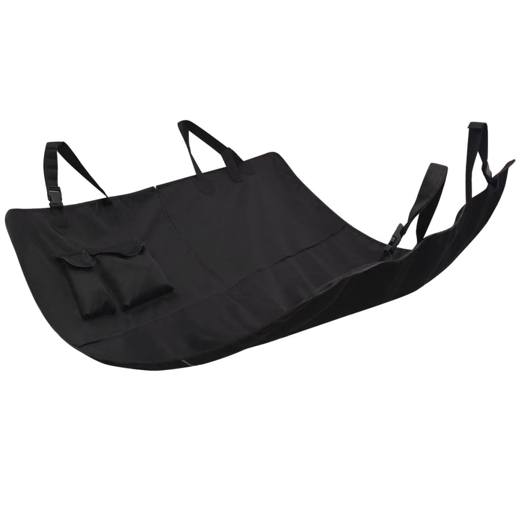 Pet Rear Car Seat Cover 148X142 Cm Black