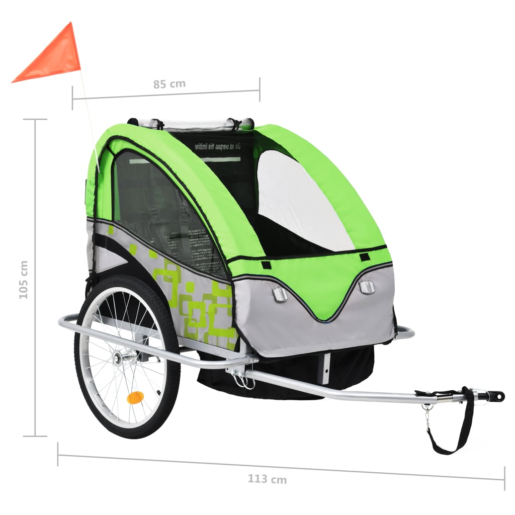 2-In-1 Bike Trailer & Stroller