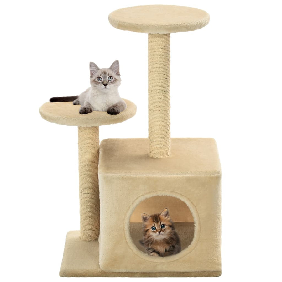 Cat Tree With Sisal Scratching Posts