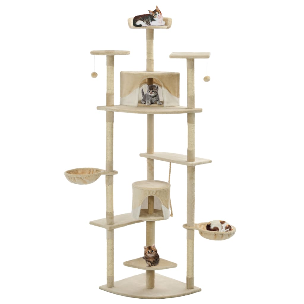 Cat Tree With Sisal Scratching Posts