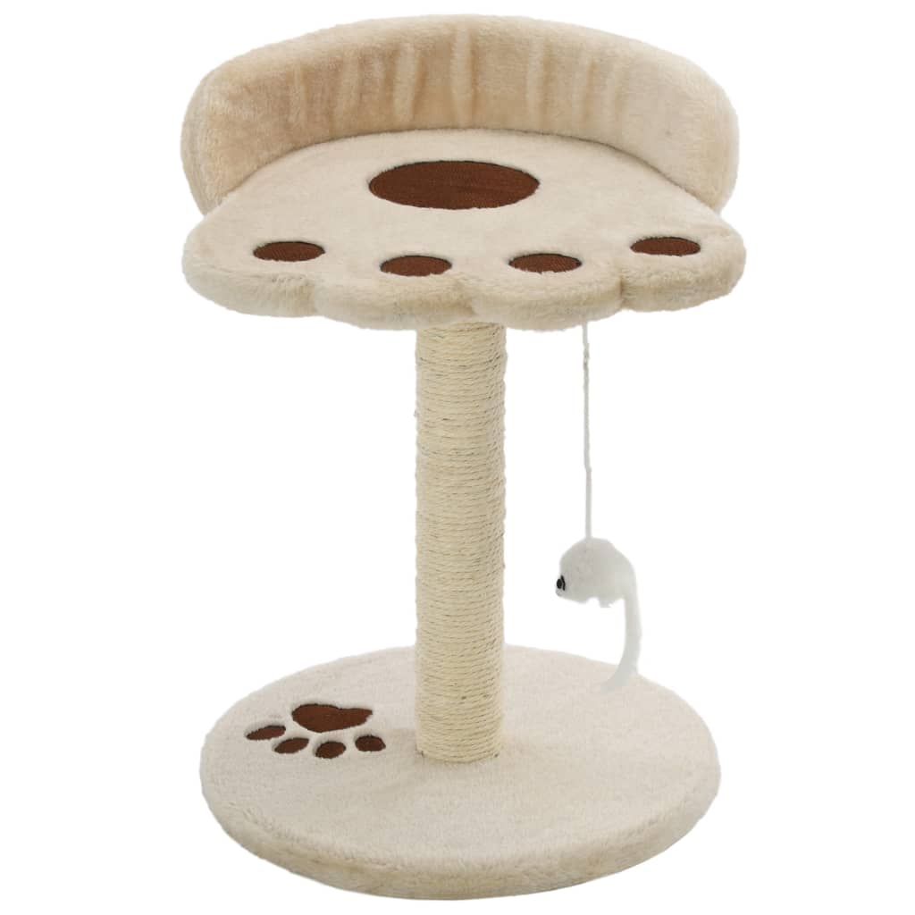 Cat Tree With Sisal Scratching Post And Brown