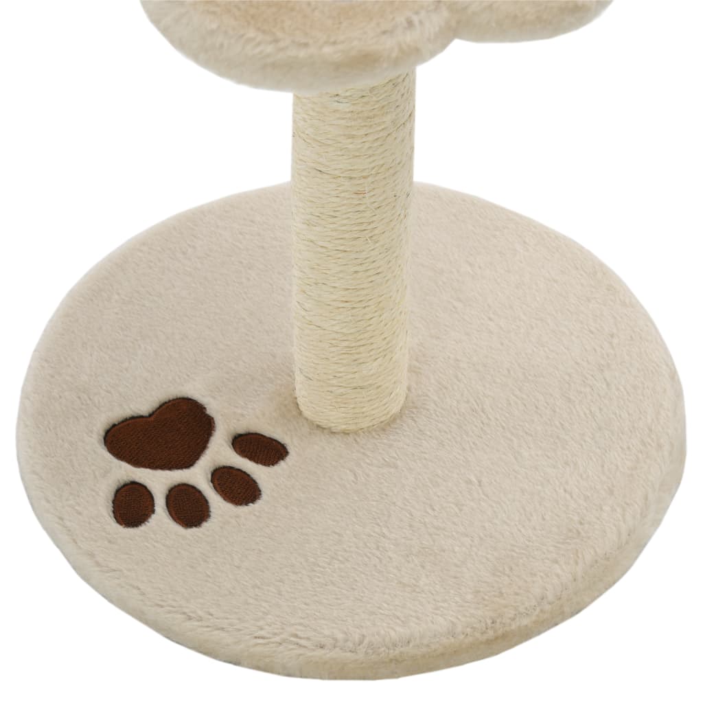 Cat Tree With Sisal Scratching Post And Brown