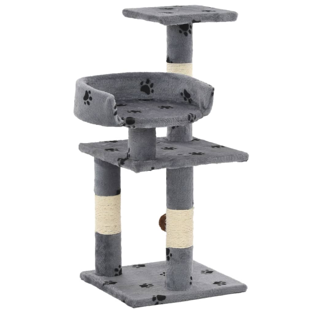 Cat Tree With Sisal Scratching Posts 65 Cm Beige