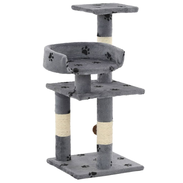 Cat Tree With Sisal Scratching Posts 65 Cm Beige