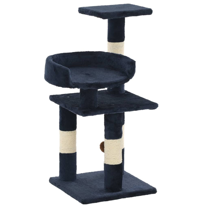 Cat Tree With Sisal Scratching Posts 65 Cm Beige