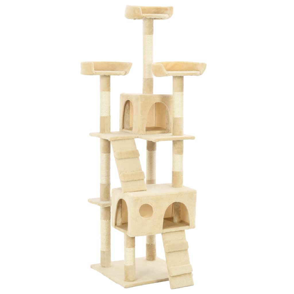 Cat Tree With Sisal Scratching Posts 170 Cm