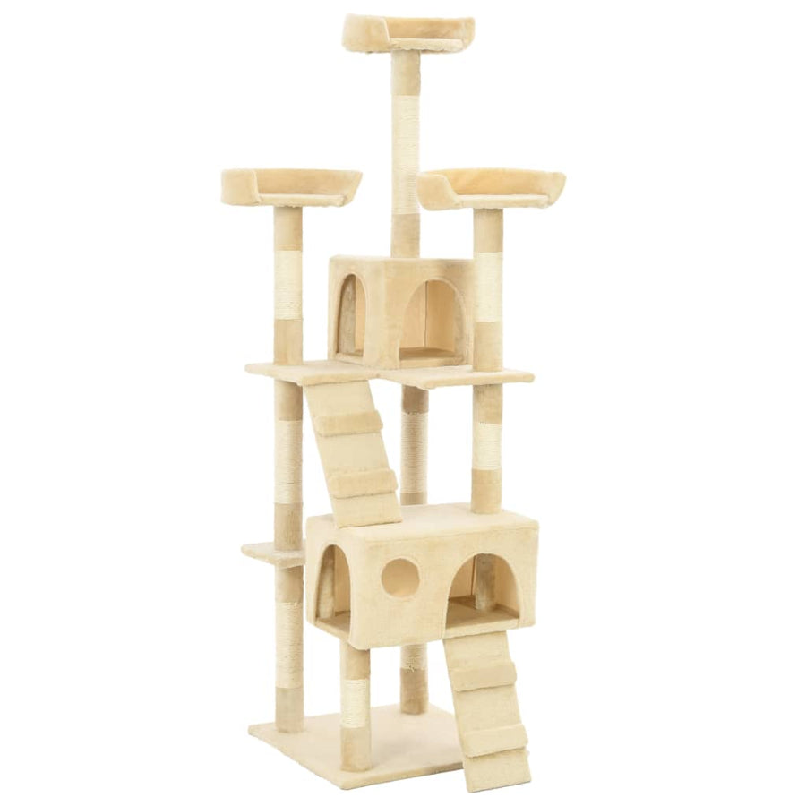 Cat Tree With Sisal Scratching Posts 170 Cm