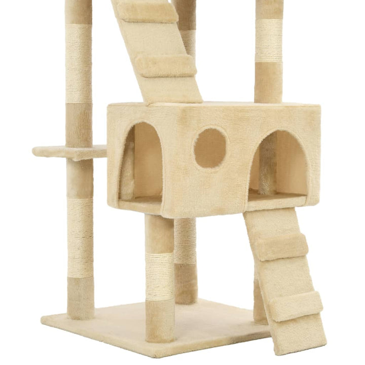 Cat Tree With Sisal Scratching Posts 170 Cm
