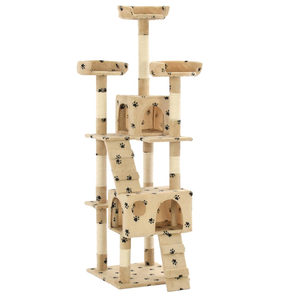 Cat Tree With Sisal Scratching Posts 170 Cm