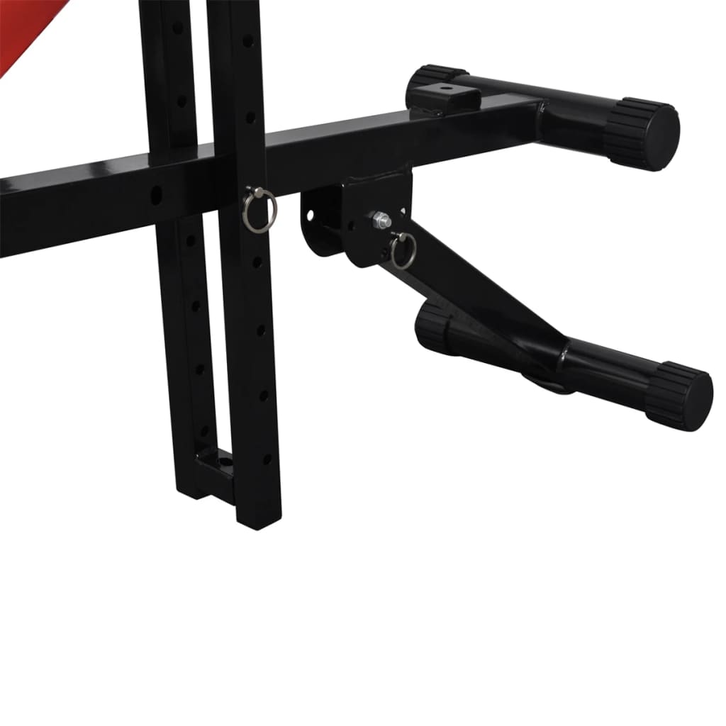 Adjustable Sit-Up Bench With Barbell And Dumbbell Set
