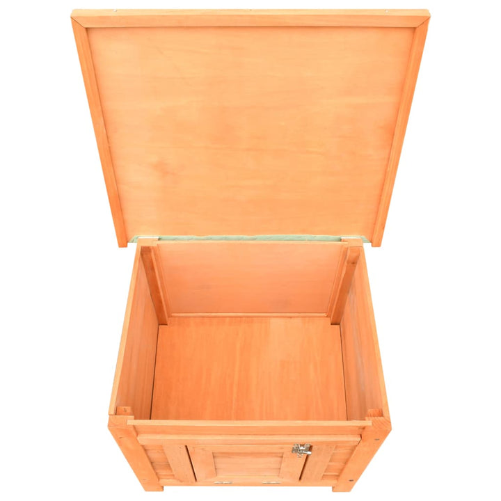 Cat House Solid Pine & Fir Wood 50X46X43.5 Cm