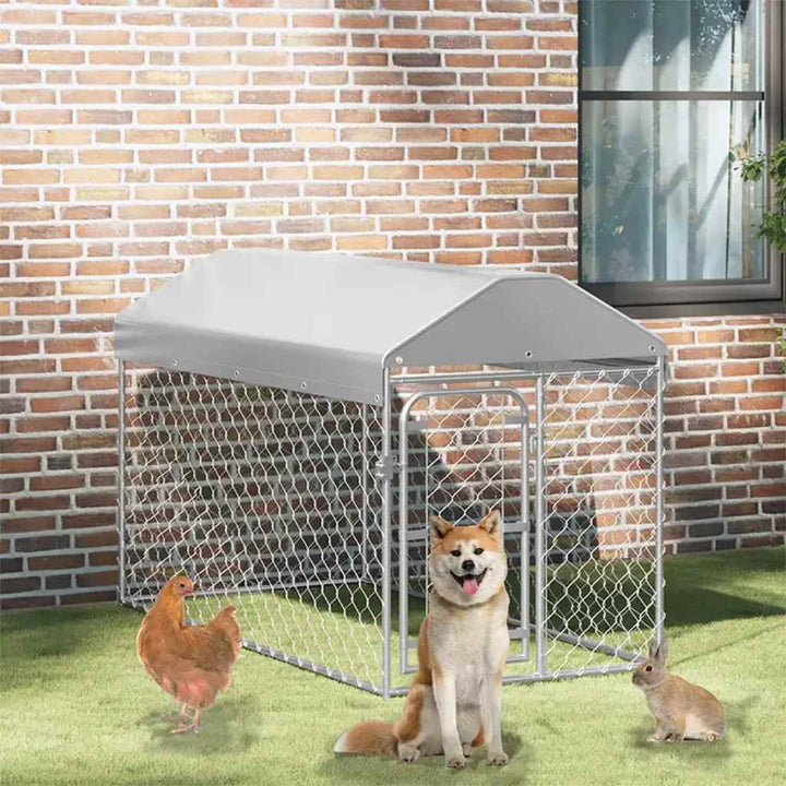 Outdoor Dog Kennel With Roof