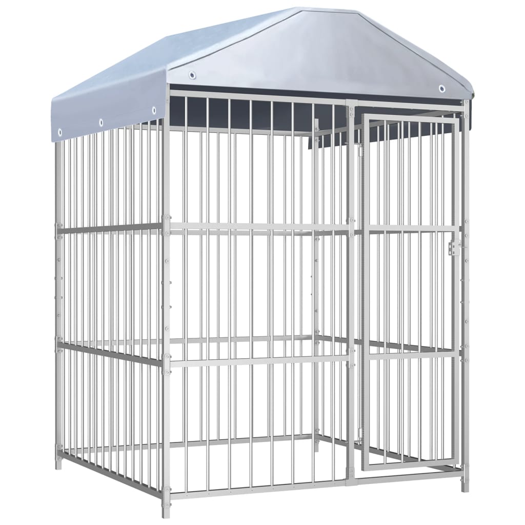 Outdoor Dog Kennel With Roof
