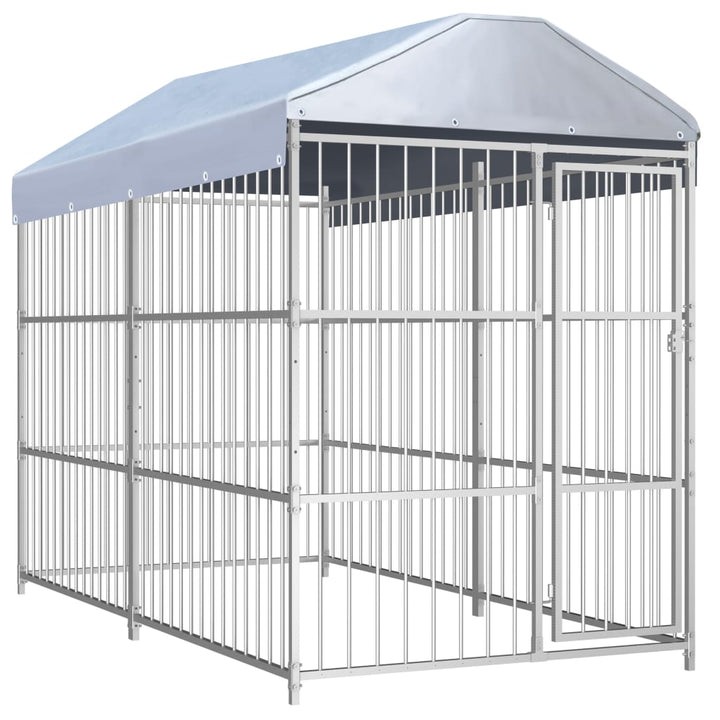 Outdoor Dog Kennel With Roof