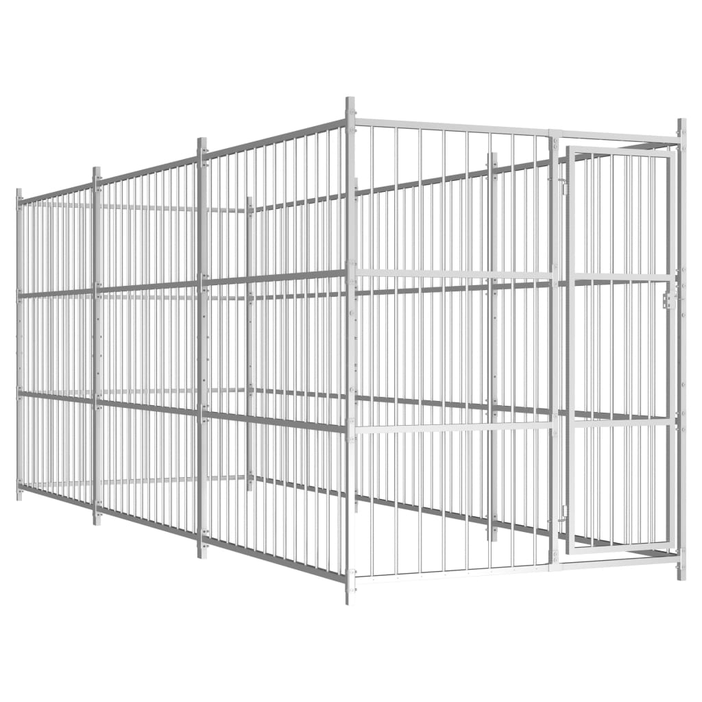Outdoor Dog Kennel With Roof