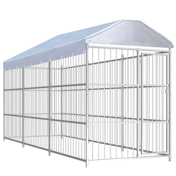 Outdoor Dog Kennel With Roof