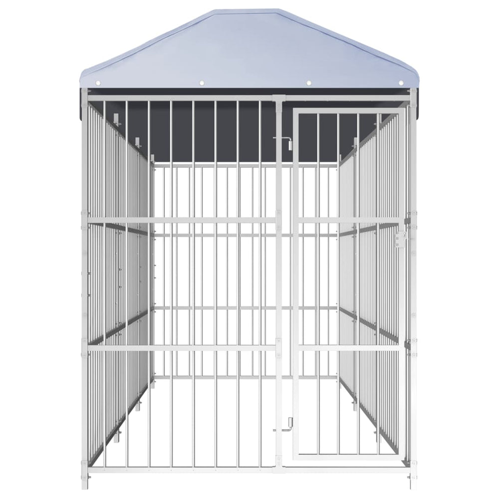 Outdoor Dog Kennel With Roof