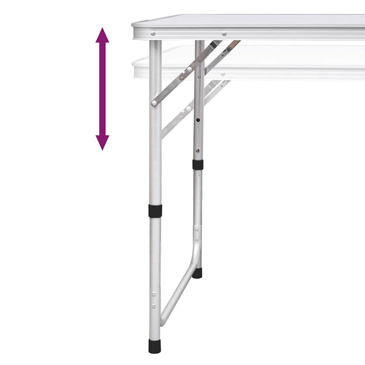 Foldable Camping Height Adjus Aluminium