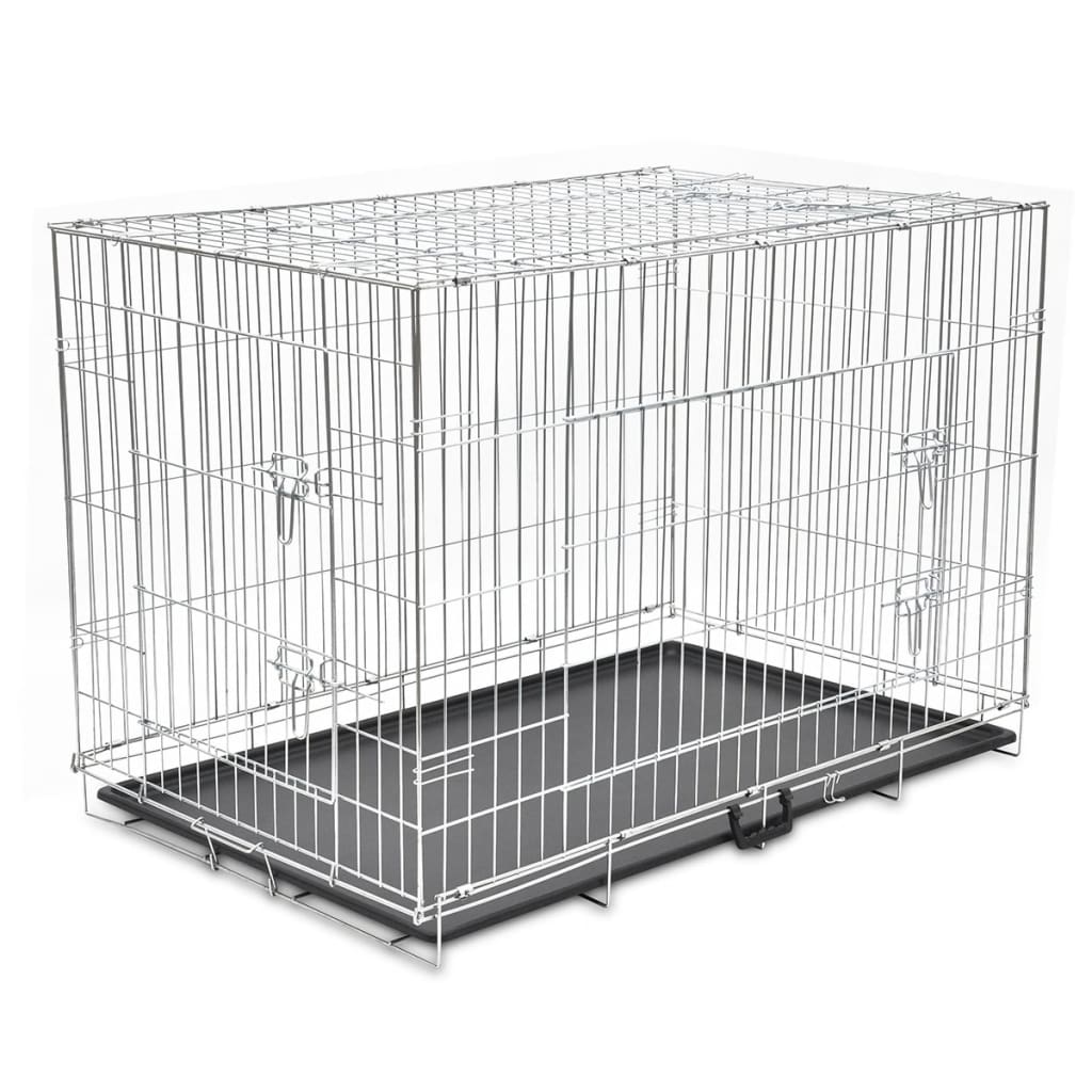 Foldable Metal Dog Bench