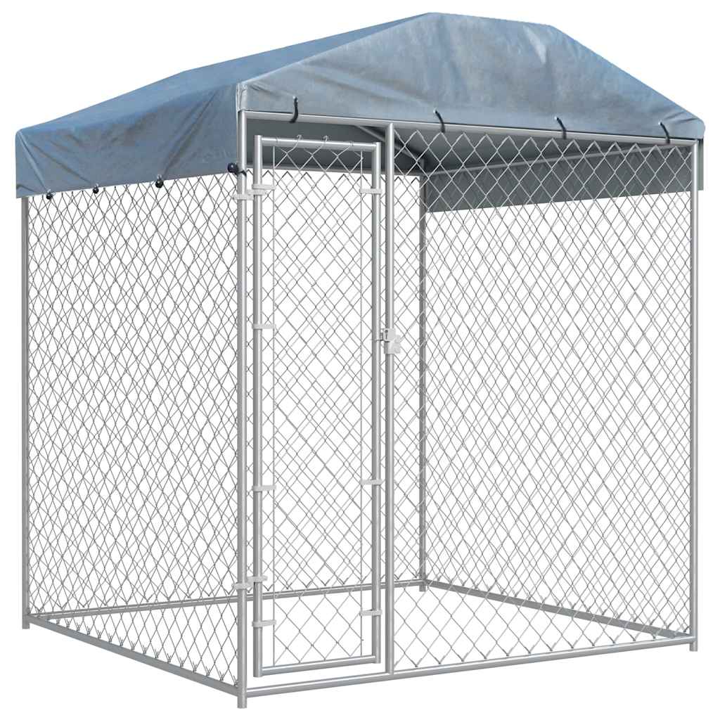 Outdoor Dog Kennel With Roof