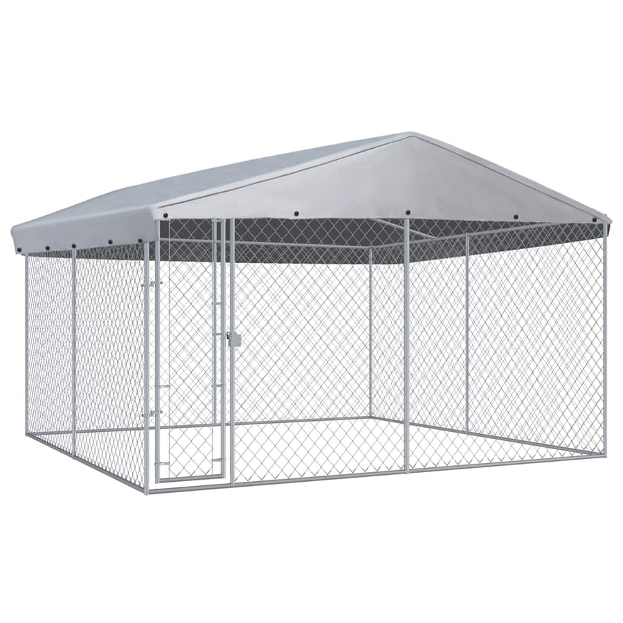 Outdoor Dog Kennel With Roof
