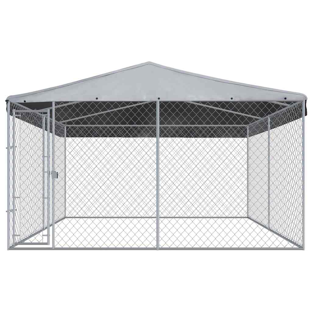 Outdoor Dog Kennel With Roof