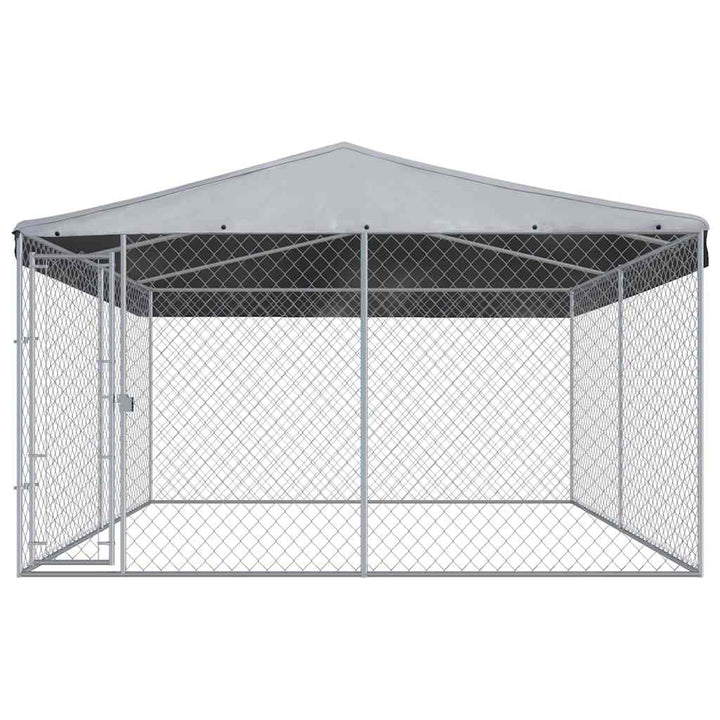 Outdoor Dog Kennel With Roof