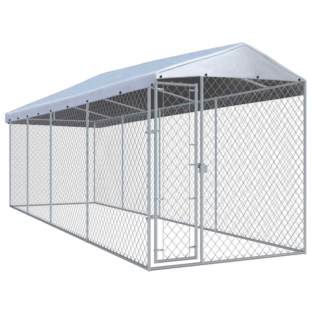 Outdoor Dog Kennel With Roof
