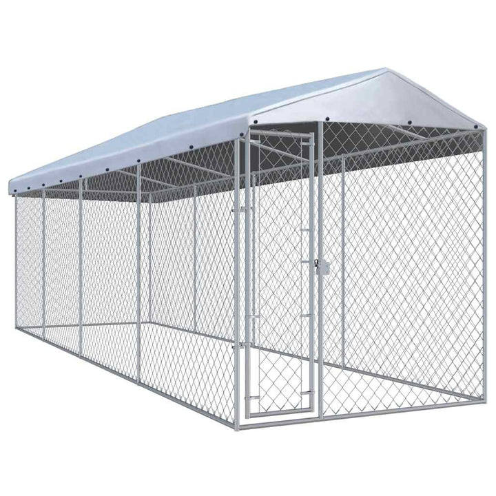 Outdoor Dog Kennel With Roof