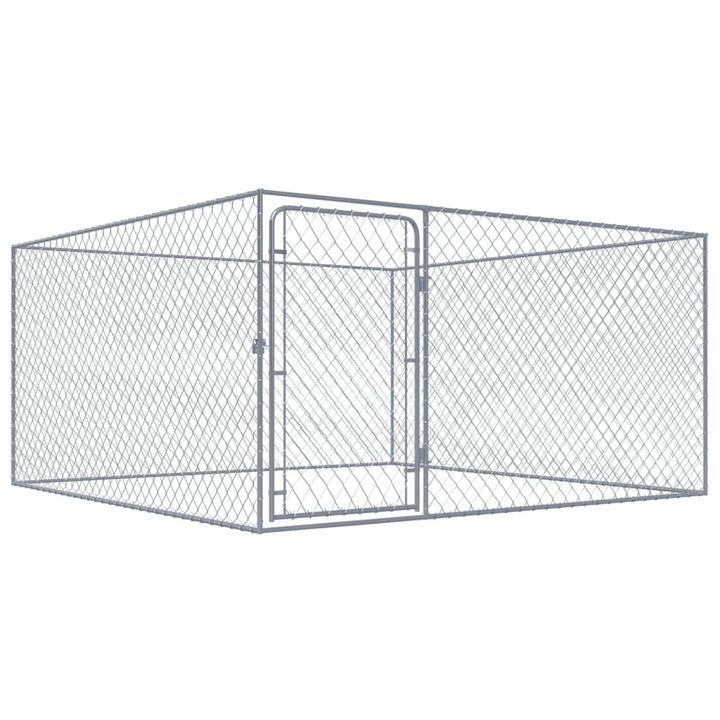 Outdoor Dog Kennel Galvanised Steel