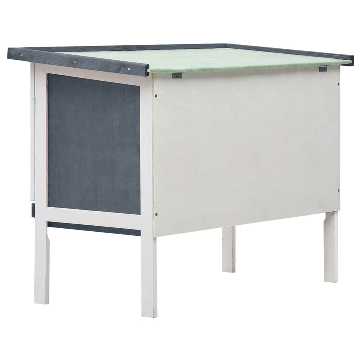 Outdoor Rabbit Hutch 1 Layer Wood