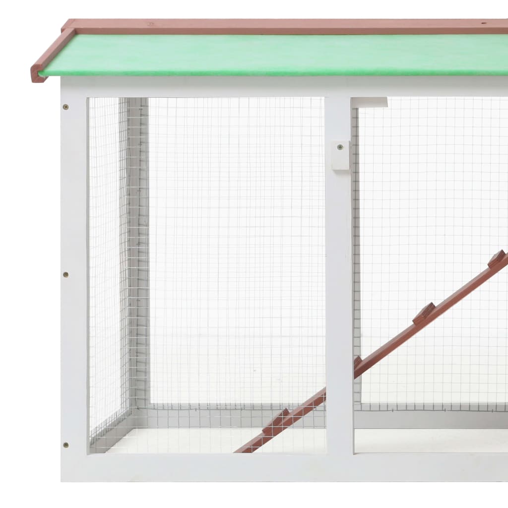Outdoor Large Rabbit Hutch 145 X 45 X 84 Wood