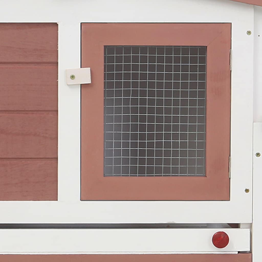 Outdoor Large Rabbit Hutch 201X45X85 Cm Wood