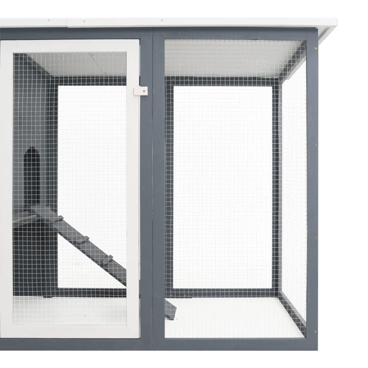 Outdoor Chicken Cage Hen House With 1 Egg Cage Wood