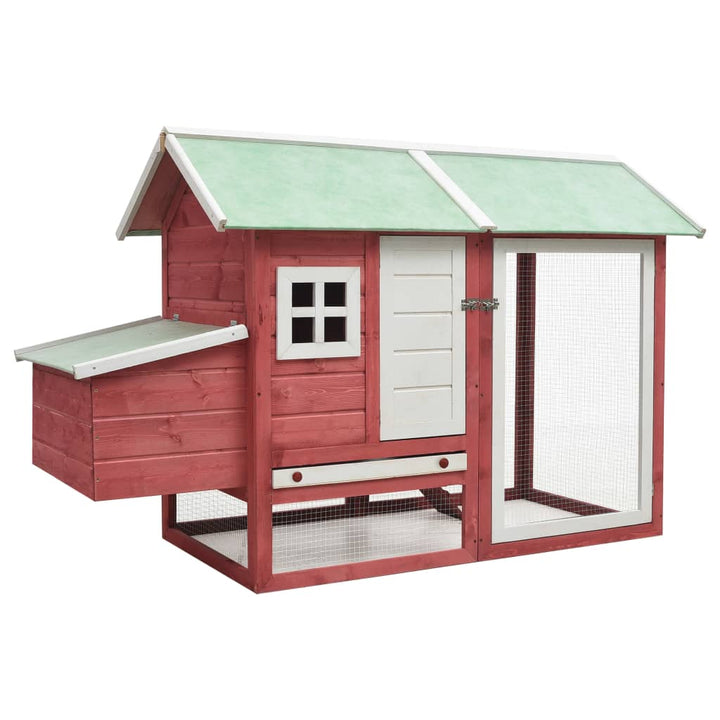 Chicken Cage 170X81X110 Cm Solid Pine & Fir Wood