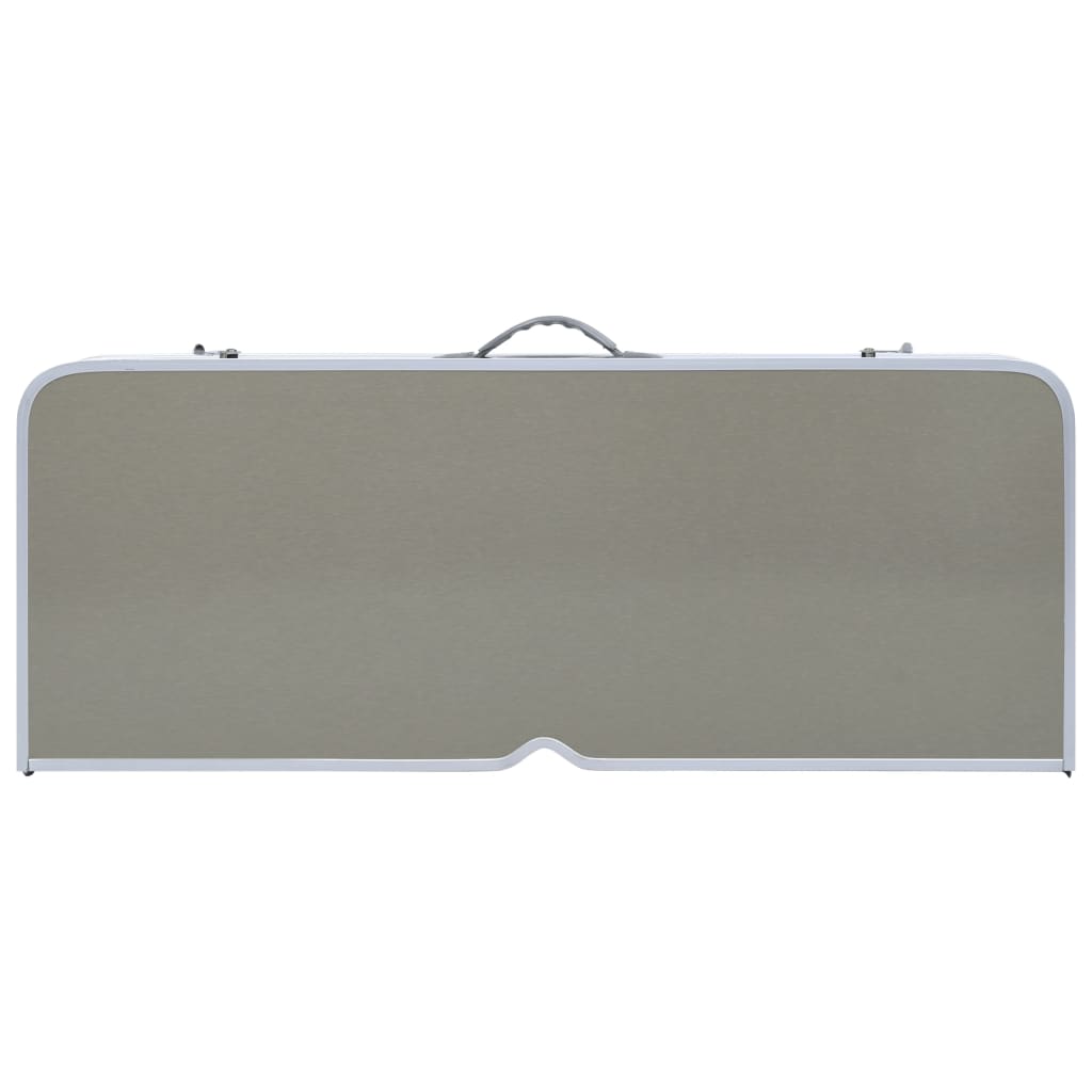 Folding Camping Table With 4 Seats Steel Aluminium