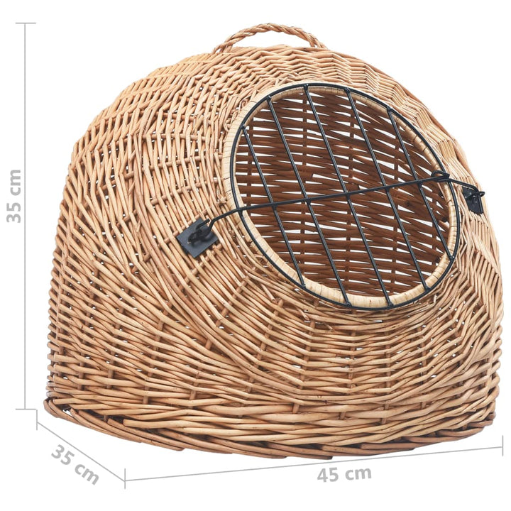 Cat Transporter Natural Willow