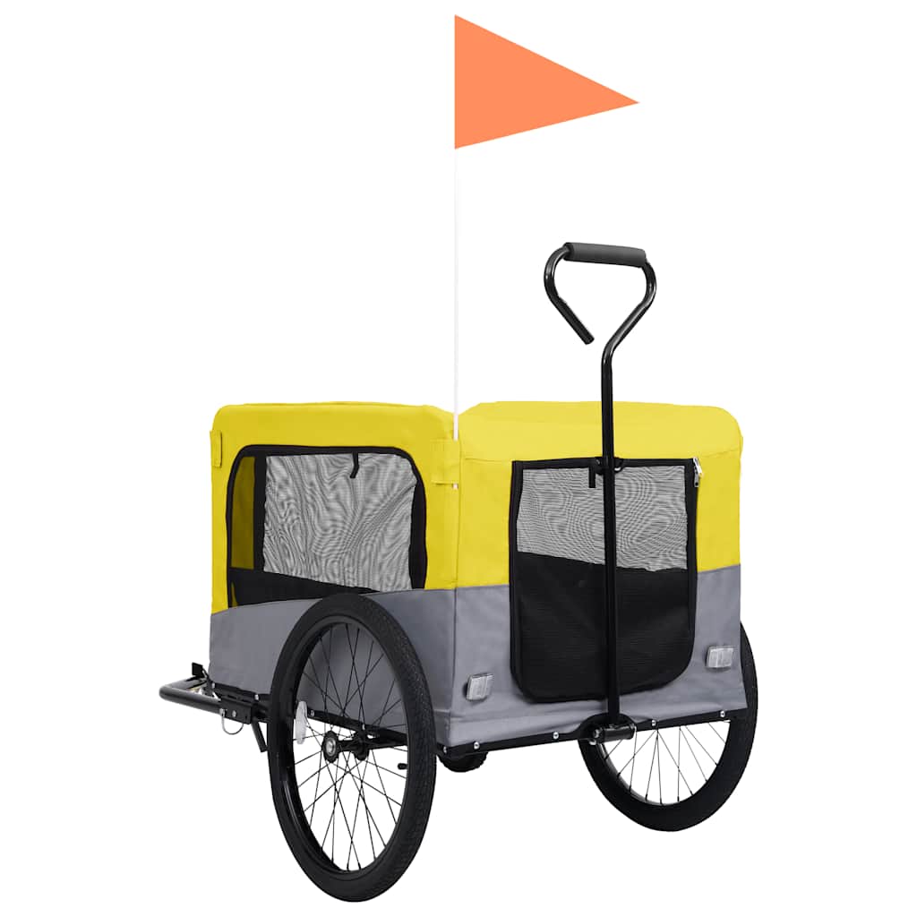 2-In-1 Pet Bike Trailer & Jogging Stroller