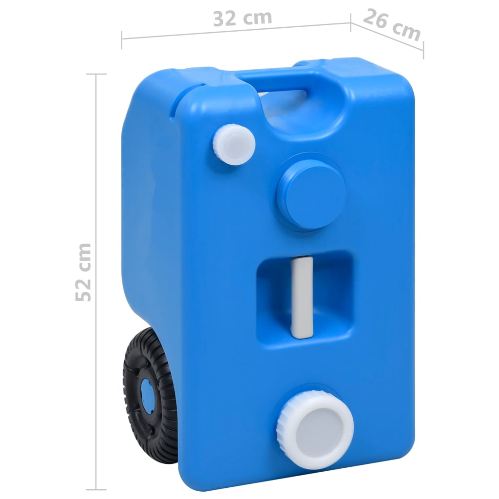 Wheeled Water Tank For Camping 25 L