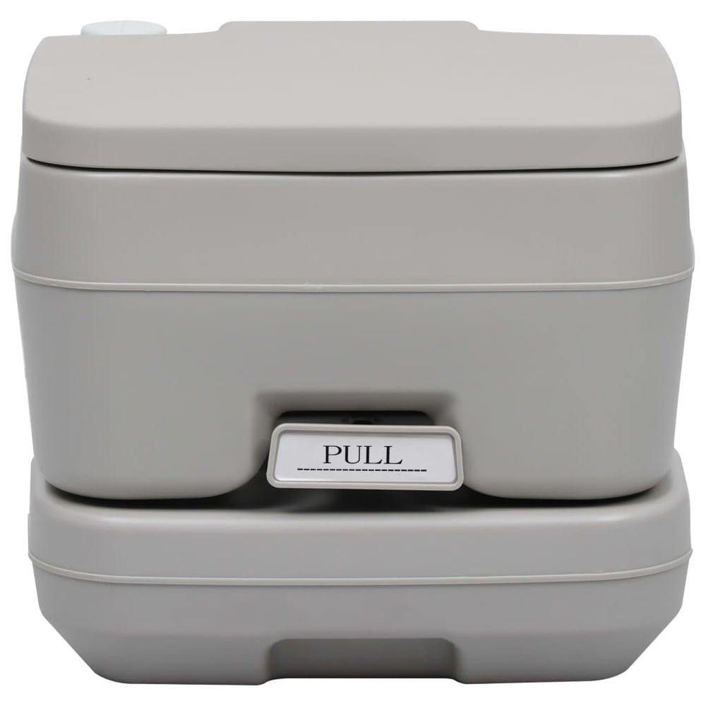 Portable Camping Toilet Grey 10+10 L