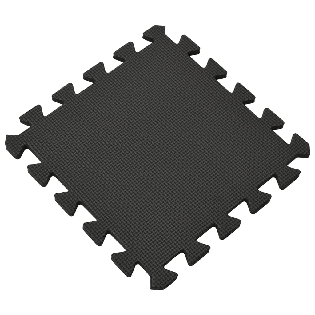 Floor Mats 54 Pcs 4.86㎡ Eva Foam Black