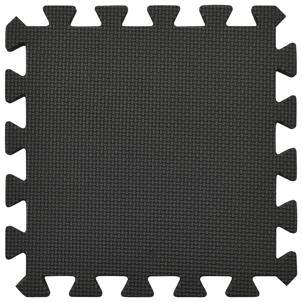 Floor Mats 54 Pcs 4.86㎡ Eva Foam Black