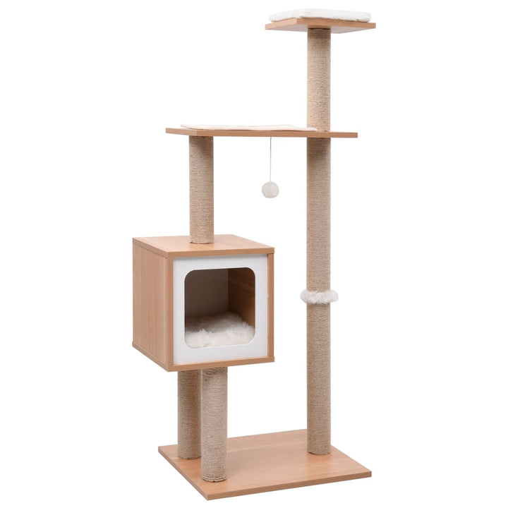 Cat Tree With Sisal Scratching Mat 123 Cm