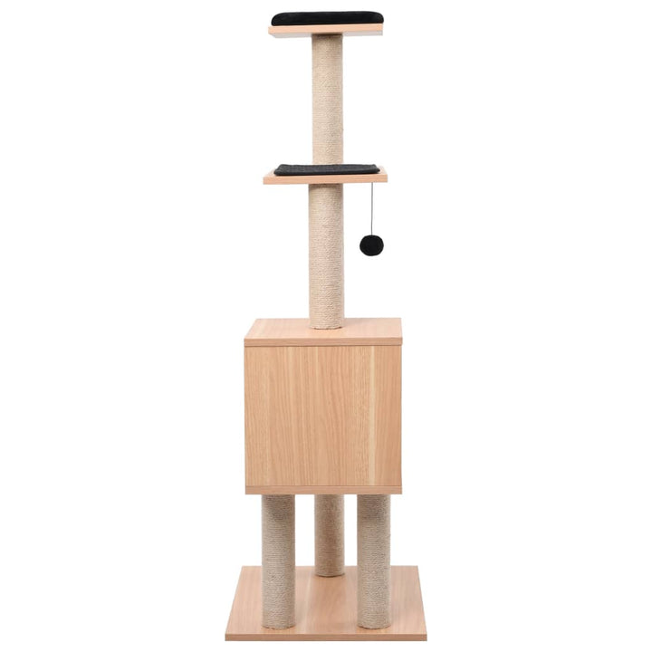 Cat Tree With Sisal Scratching Mat 123 Cm