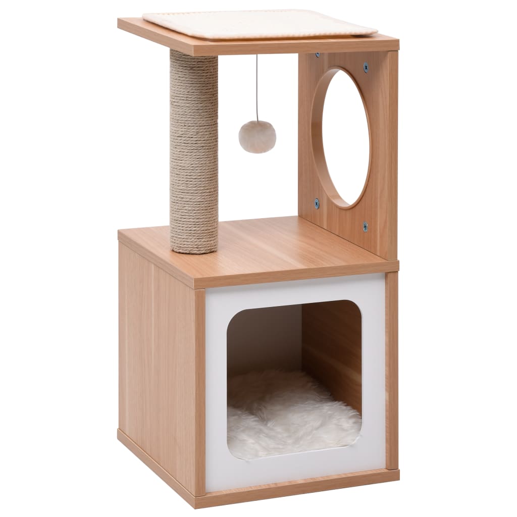 Cat Tree With Sisal Scratching Mat 60 Cm