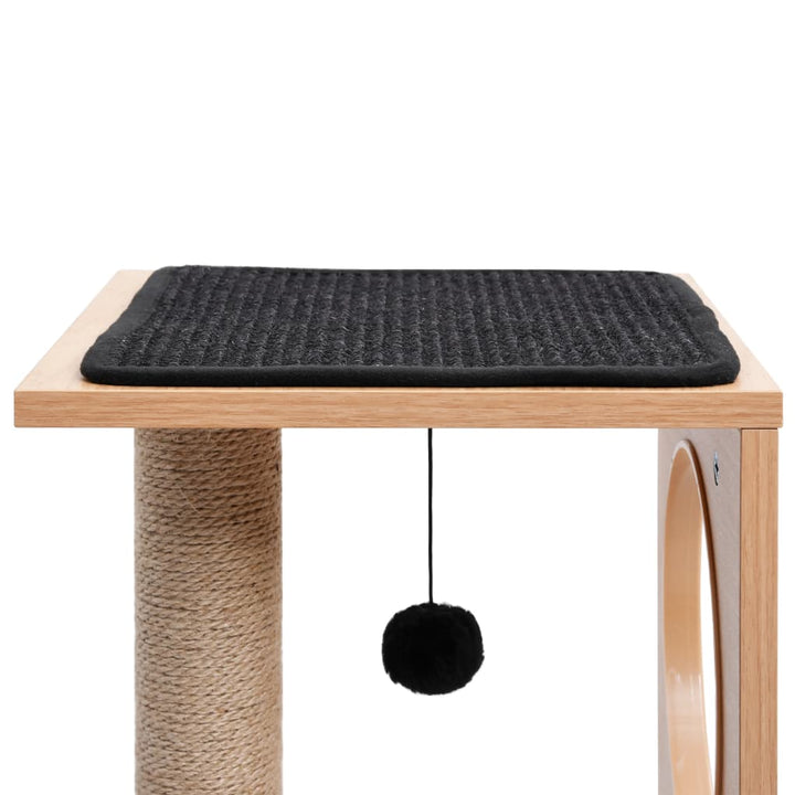 Cat Tree With Sisal Scratching Mat 60 Cm